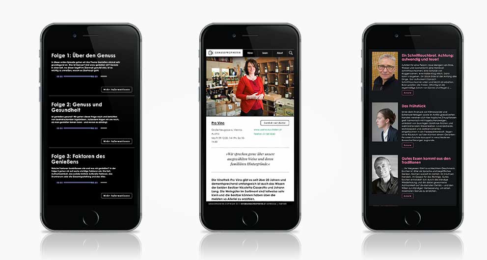 Mobile Ansichten von genussprohpeten.at