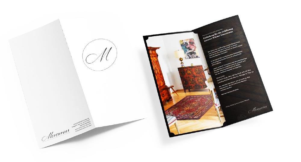 Folder für Mercurius Soirée