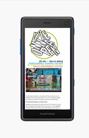 Nach den Schwerpunkten Open Design, Shared Economies und der 3. industriellen Revolution bildeten 2014 „Post-digitale Strategien für eine offene Gesellschaft“ das Festivalmotto. Dabei ging es konkret um die offene Gestaltung von Design, Architektur und einer offenen Wissensvermittlung sowie Stadtentwicklung. Über 1.000 Teilnehmer/innen nahmen 2014 an den Workshops und Diskussionsrunden teil. Die Festivalzentrale bildete dieses Jahr das Mobile Stadtlabor der Technischen Universität Wien. Als weiterer Veranstaltungsort wurde das Kreativzentrum bzw. ehemalige Rechnungszentrum in der Marxergasse in Wien-Landstraße, das PACKHAUS bespielt.